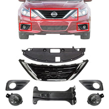 Load image into Gallery viewer, Grille Assembly + Fog Lights Kit + Radiator Cover For 2016-2018 Nissan Altima