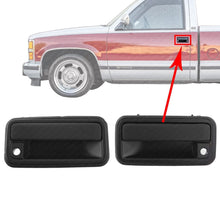 Load image into Gallery viewer, Front Exterior Door Handles Textured Black For 1988-2000 Chevy &amp; GMC C/K Series