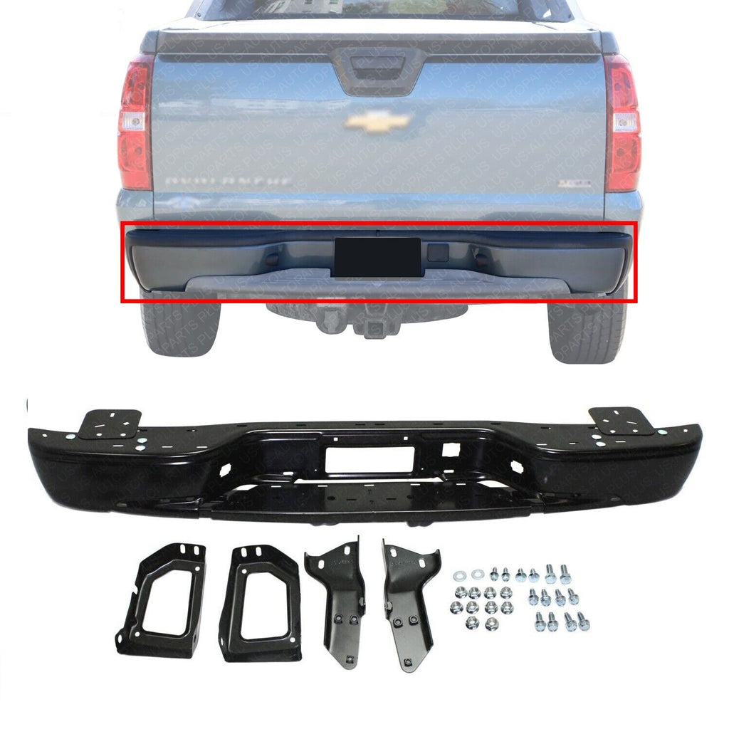 Rear Bumper Impact Bar Assembly Primed For 2000-13 Escalade & 2007-13 Avalanche