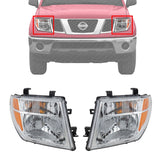 Headlights Assembly Halogen LH&RH For 2005-08 Nissan Frontier / 05-07 Pathfinder