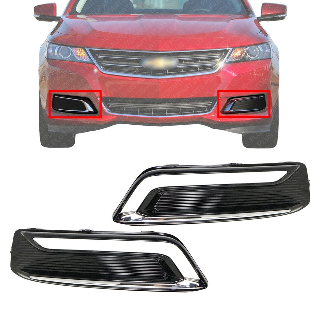 Fog Cover Left Driver & Right Passenger Side For 2014-2020 Chevrolet Impala