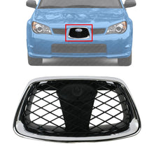 Load image into Gallery viewer, Front Center Grille Chrome Shell / Paintable Insert For 2006-2007 Subaru Impreza