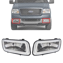 Load image into Gallery viewer, Front Fog Lights Assembly LH &amp; RH For 2004-06 Ford F-150 / 2006 Lincoln Mark LT