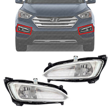 Load image into Gallery viewer, Front Fog Lights Assembly Left &amp; Right Side For 2013-2016 Hyundai Sante Fe Sport