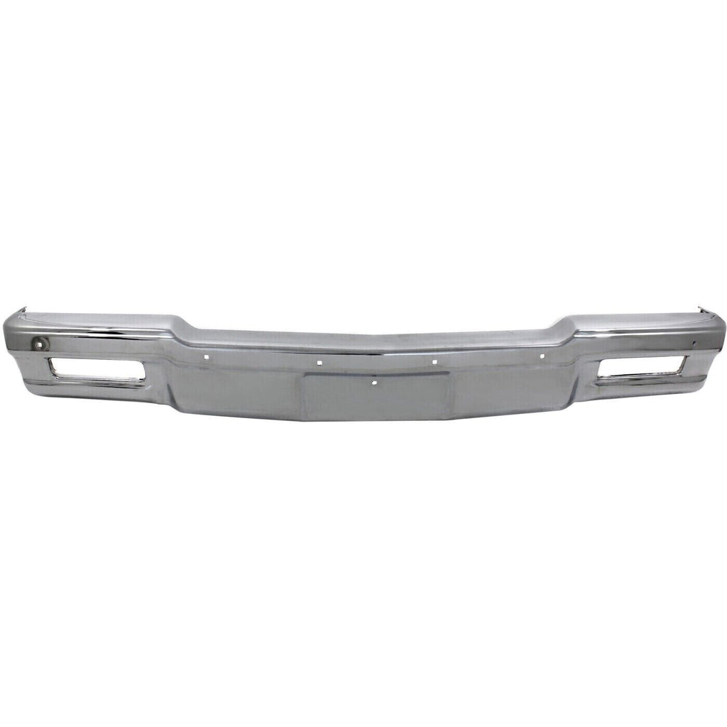 Front Bumper Face Bar Chrome Steel For 1980-1990 Chevrolet Caprice /80-85 Impala
