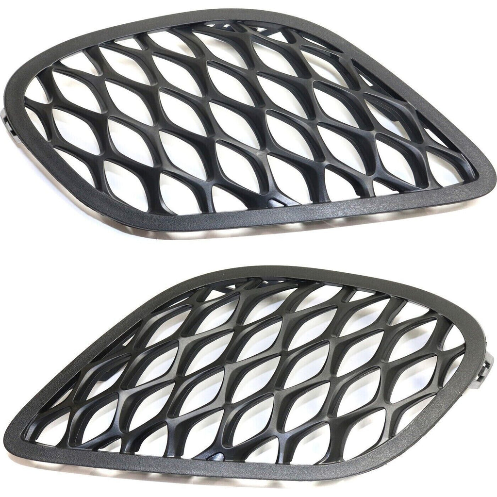 Front Fog Covers Textured Left & Right Side For 2015-2022 Dodge Charger