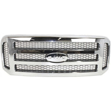 Load image into Gallery viewer, Front Bumper Chrome Kit +Headlights Assembly For 2005-07 F-250 F-350 Super Duty