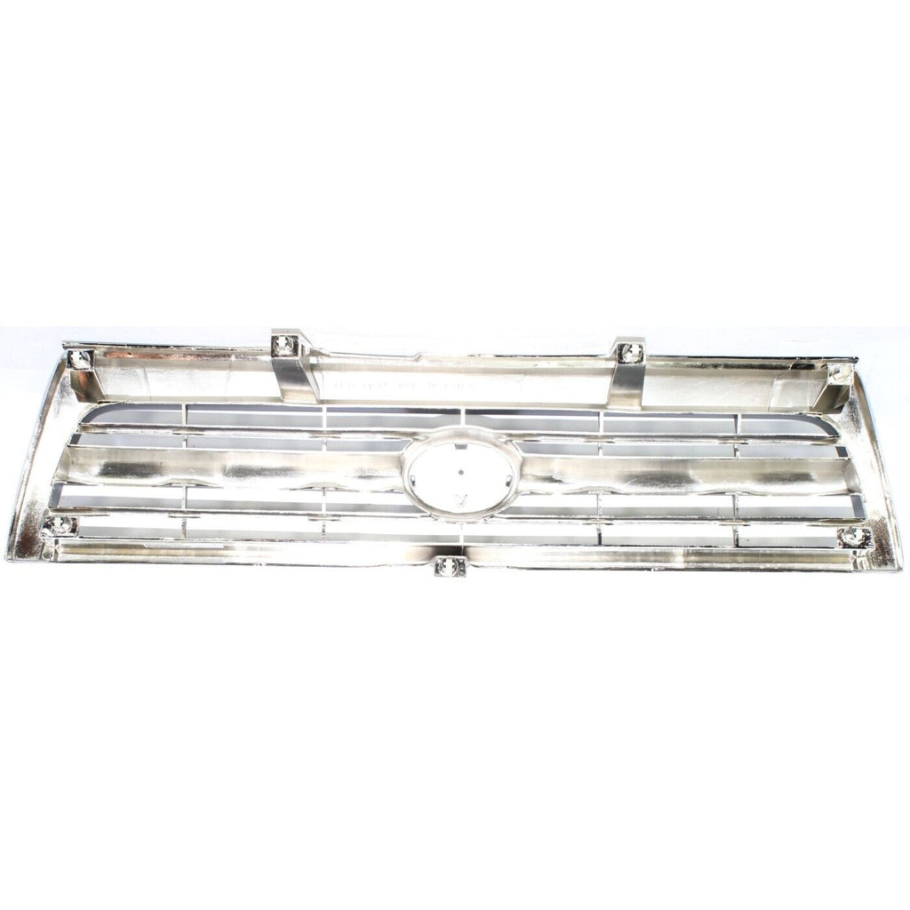 Front Grille Assembly Chrome Shell With Emblem Provision For 1996-1998 Toyota 4Runner