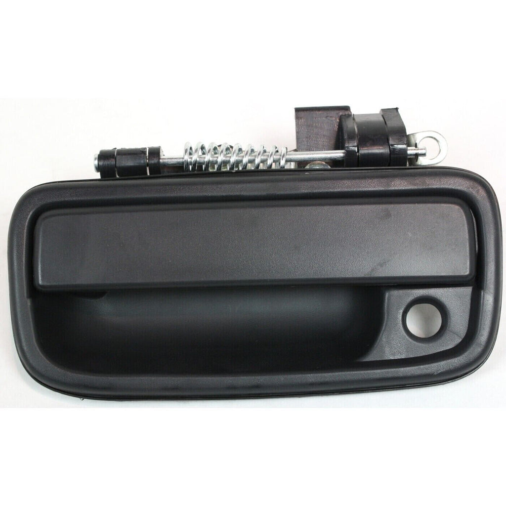 Exterior Door Handle For 95-2004 Toyota Tacoma Set of 2 Front Black Plastic