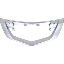 Load image into Gallery viewer, Front Upper Grille Surround Molding Trim Satin Silver For 2009-2011 Acura TL
