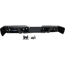 Load image into Gallery viewer, Rear Step Bumper Face Bar Black Steel with Sensor Holes For 2009-2014 Ford F-150