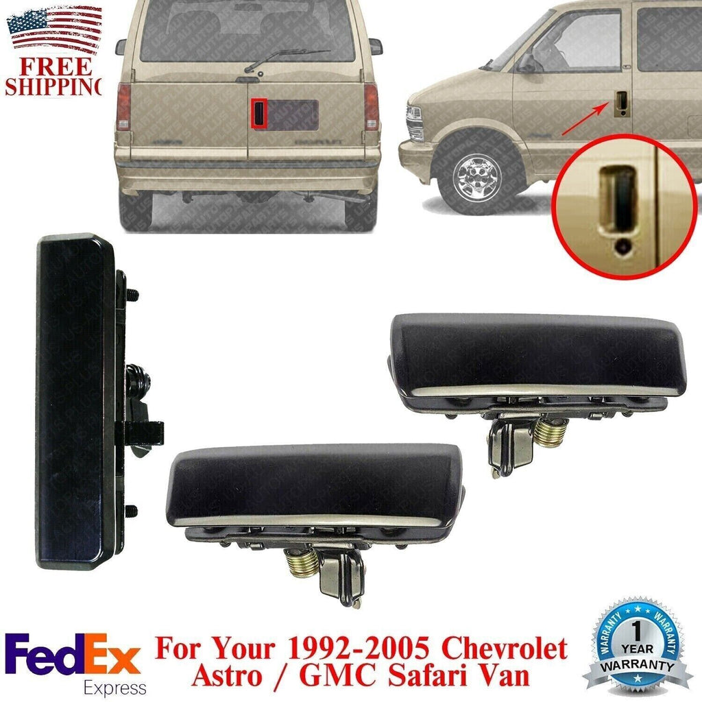 Tailgate & Front Door Handles LH + RH For 1992-2005 Chevy Astro / GMC Safari Van
