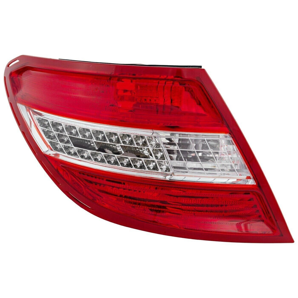 Rear Tail Light Assembly Left Driver Side For 2008 - 2011 Mercedes Benz C-Class