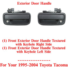 Load image into Gallery viewer, Exterior Door Handle For 95-2004 Toyota Tacoma Set of 2 Front Black Plastic