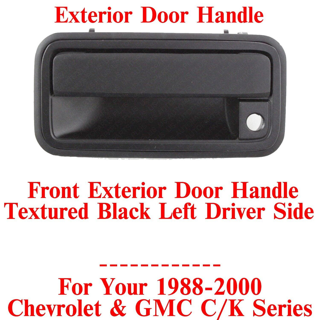 Front Exterior Door Handle Textured LH For 1988-2000 Chevrolet & GMC C/K Series