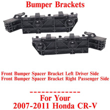 Load image into Gallery viewer, Front Bumper Spacer Brackets Driver &amp; Passenger Side For 2007-2011 Honda CR-V