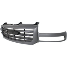 Load image into Gallery viewer, Front Grille Assembly Painted Dark Gray Shell / Black Insert For 2003-2006 GMC Sierra 1500