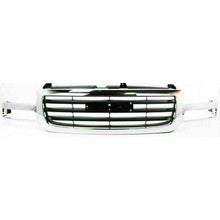 Load image into Gallery viewer, Front Chrome Bumper Kit with Brackets For 2003-2006 GMC Sierra 1500