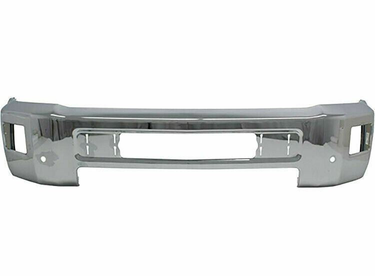 Front Bumper Chrome Steel + Valance + Fog For 2015-2018 Silverado 2500HD 3500HD