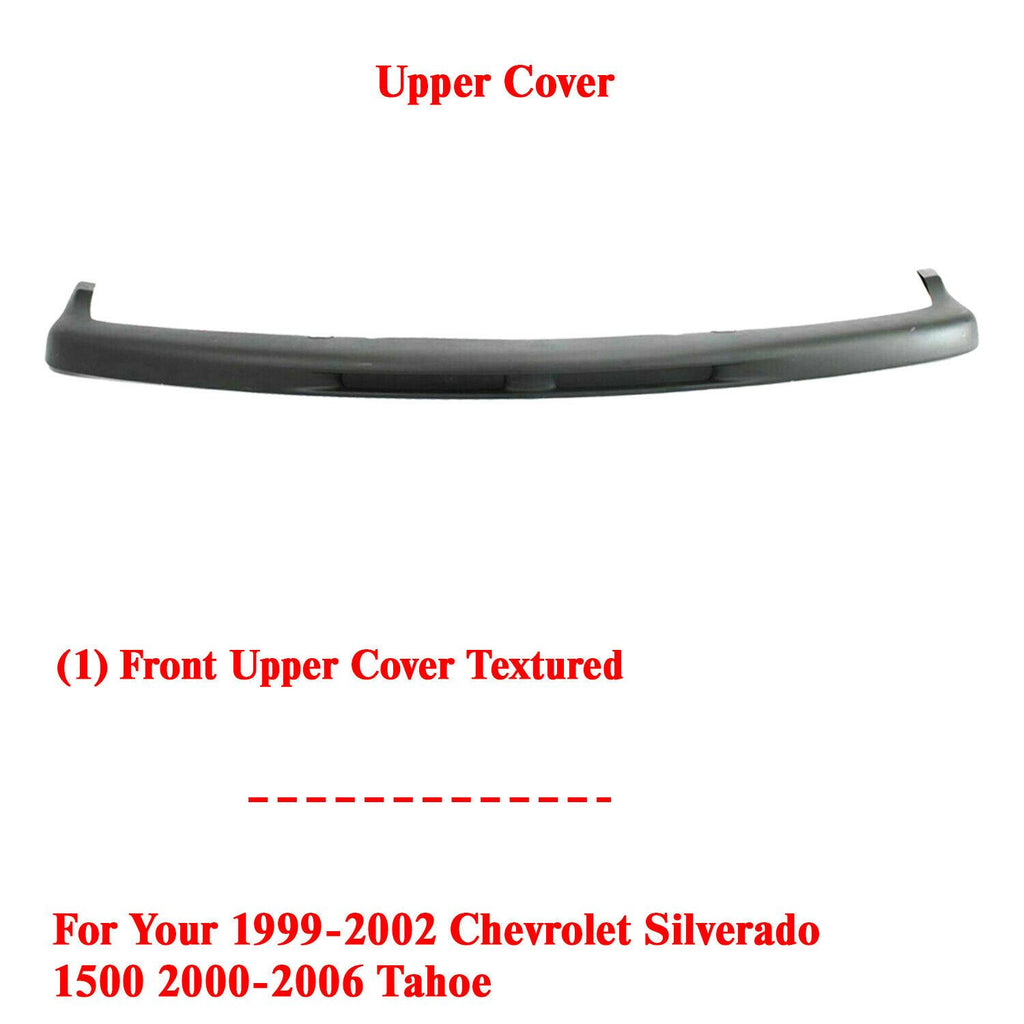 Front Bumper Upper Cover For 2000-2006 Tahoe / 1999-2002 Chevy Silverado 1500
