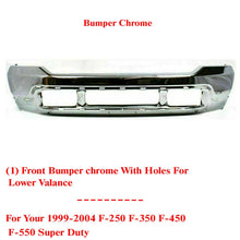 Load image into Gallery viewer, Front Bumper Chrome Steel Shell Fascia For 1999-2004 F250 F350 Super Duty