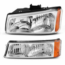 Load image into Gallery viewer, Front Headlamps + Signal Lamps For 2003-2006 Chevrolet Silverado / Avalanche