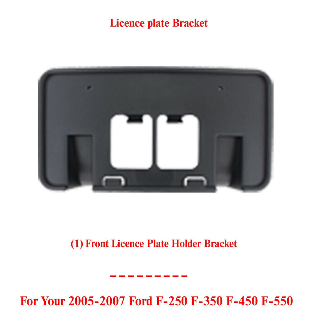 Front Licence Plate Holder Bracket For 2005-2007 Ford F-250 F-350 F-450 F-550