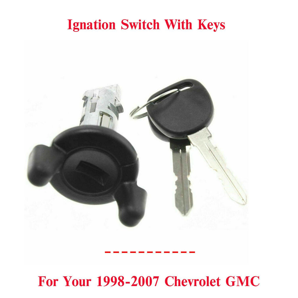 Ignition Lock Cylinder Steering Column For 1998-2007 Chevy GMC Truck / Van