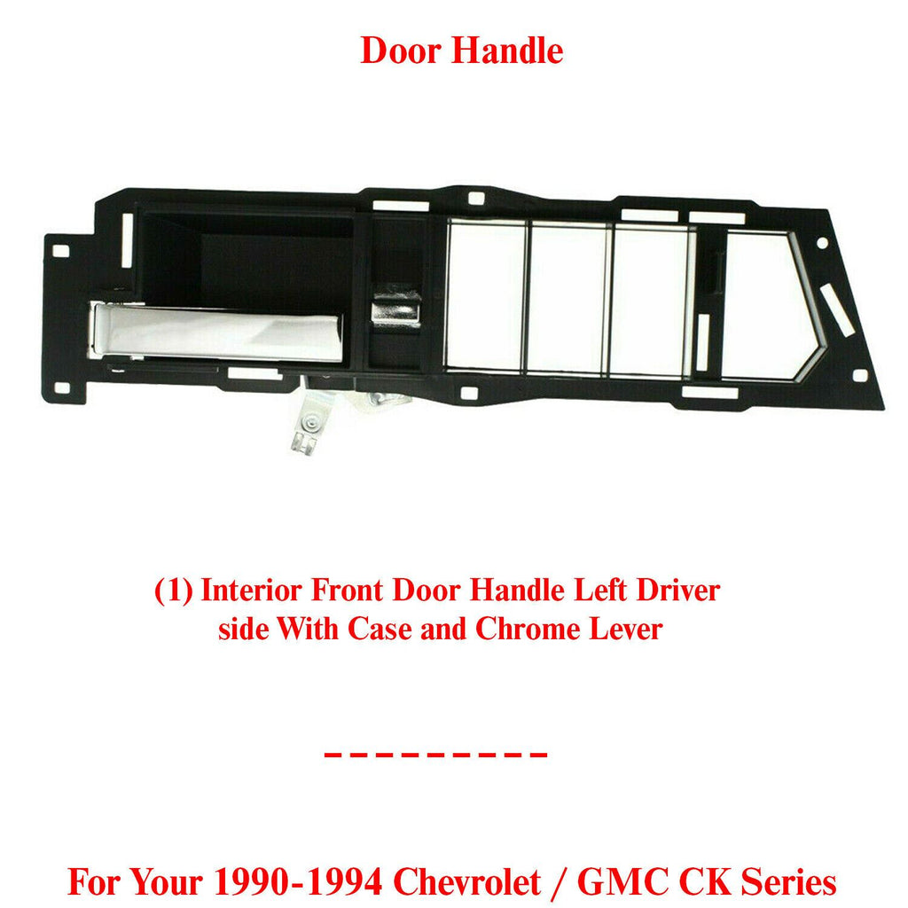 Inner Inside Interior Door Handle Driver Side Left LH for Chevy GMC Pickup Truck
