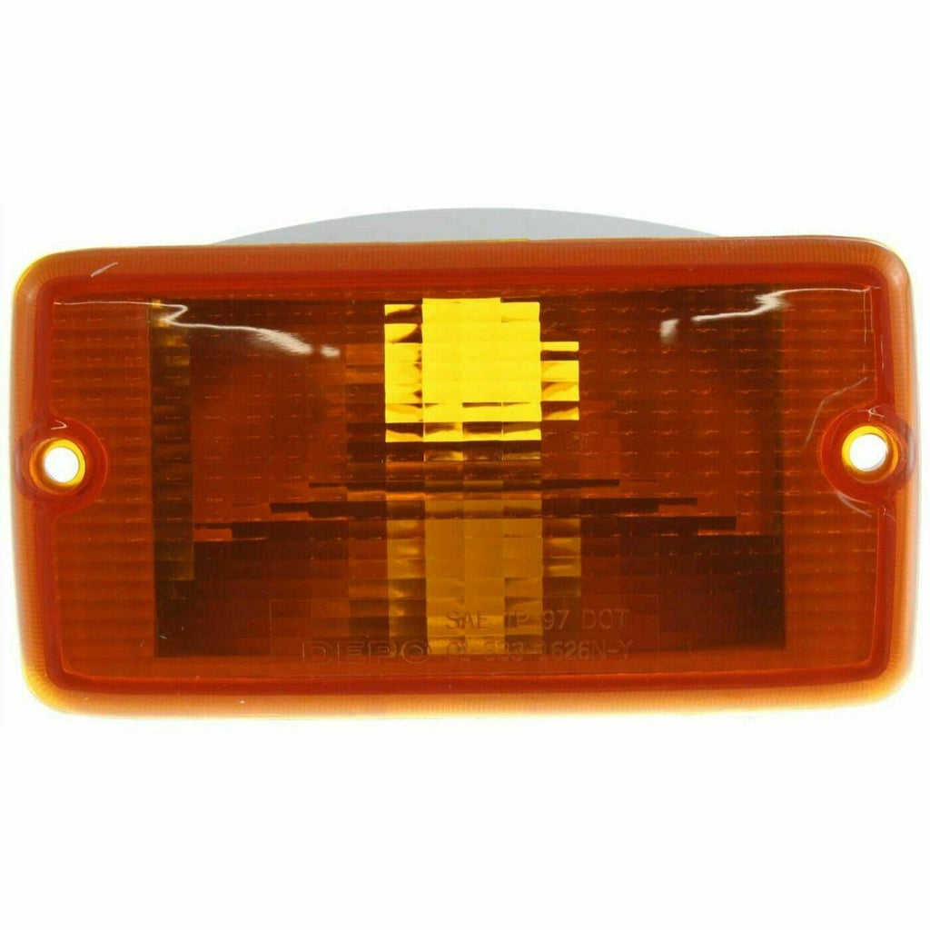 Set Of 4 Front Signal Lamp & Side Marker Lights For 2001-2006 Jeep Wrangler (TJ)