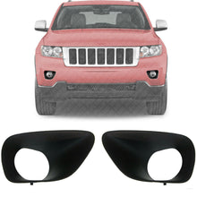 Load image into Gallery viewer, Front Fog Light Trim Set Primed Left &amp; Right For 2011-2013 Jeep Grand Cherokee
