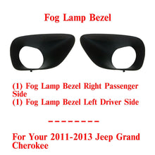 Load image into Gallery viewer, Front Fog Light Trim Set Primed Left &amp; Right For 2011-2013 Jeep Grand Cherokee