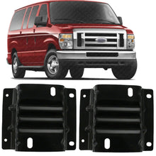 Load image into Gallery viewer, Bumper Bracket Mounting Plate Right &amp; Left Side For 2008-2014 Ford E150-E350