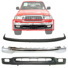 Load image into Gallery viewer, Front Bumper Chrome Face Bar Valance Combo Kit for 2001-2004 Toyota Tacoma