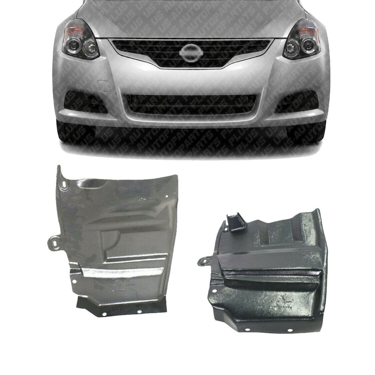 Engine Splash Shield Under Cover Passenger & Driver Side For 07-12