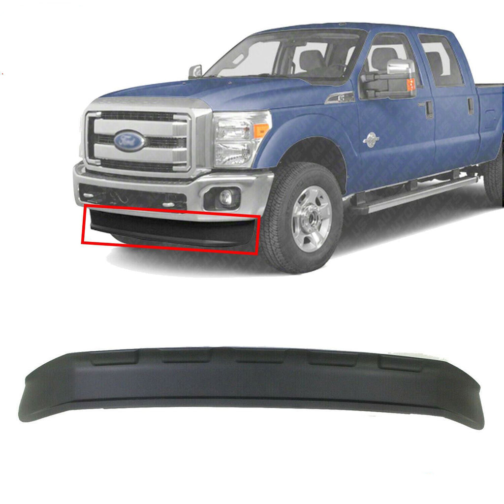 Front Lower Valance Air Deflector Textured For 11-16 Ford F-250 F-350 Super Duty