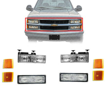 Load image into Gallery viewer, Front Headlight + Corner + Signal Lamps For 1995-1999 Chevrolet &amp; GMC C/K Series