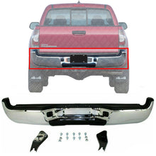 Load image into Gallery viewer, Rear Step Bumper Assembly Steel Chrome For 2005 - 2015 Toyota Tacoma