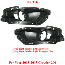 Load image into Gallery viewer, Fog Light Bracket Left Driver &amp; Right Passenger Side For 2015-2017 Chrysler 200