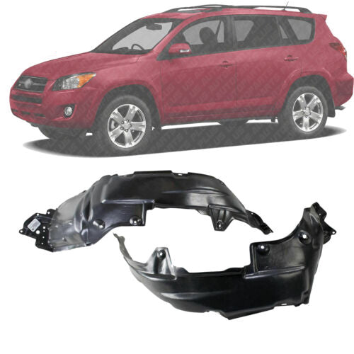 Front Fender Liner Splash Shield Left and Right Side For 2006-2012 Toyota  Rav4