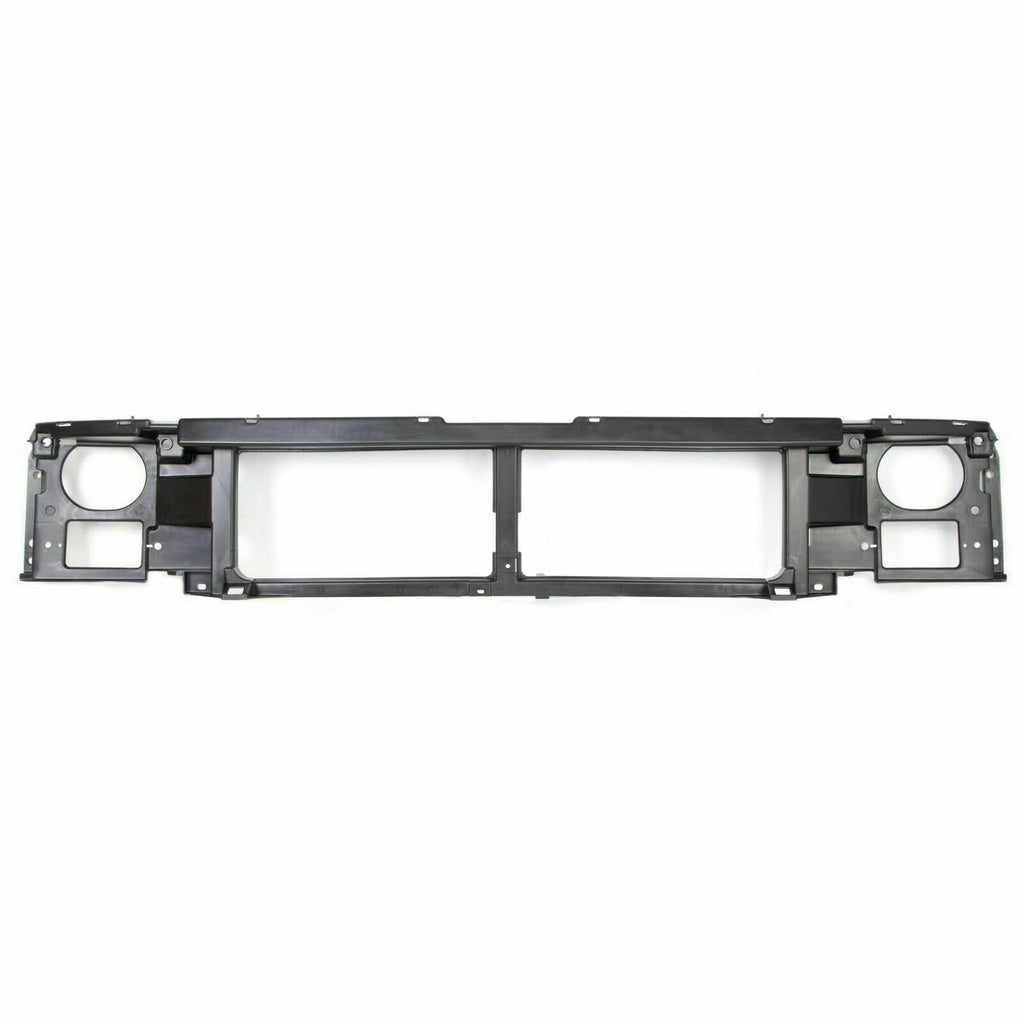 Front Header Panel + Grille + Head Lights Kit For 1992-1997 Ford F150 F250 F350