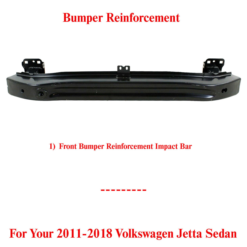 Front Bumper Reinforcement Impact Bar For 2011-2018 Volkswagen Jetta Sedan