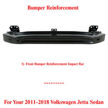 Load image into Gallery viewer, Front Bumper Reinforcement Impact Bar For 2011-2018 Volkswagen Jetta Sedan