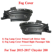 Load image into Gallery viewer, Fog Lamp Cover Left Driver &amp; Right Passenger Side For 2015-2017 Chrysler 200