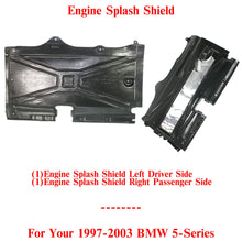 Load image into Gallery viewer, Engine Splash Shield Left Driver &amp; Right Passenger Side For 1997-03 BMW 5-Series