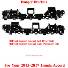 Load image into Gallery viewer, Bumper Brackets Left Driver &amp; Right Passenger Side For 2013-2017 Honda Accord