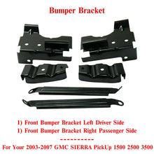 Load image into Gallery viewer, Front Bumper Brackets Kit For 2003-2006 GMC Sierra Pickup 1500 2500 3500