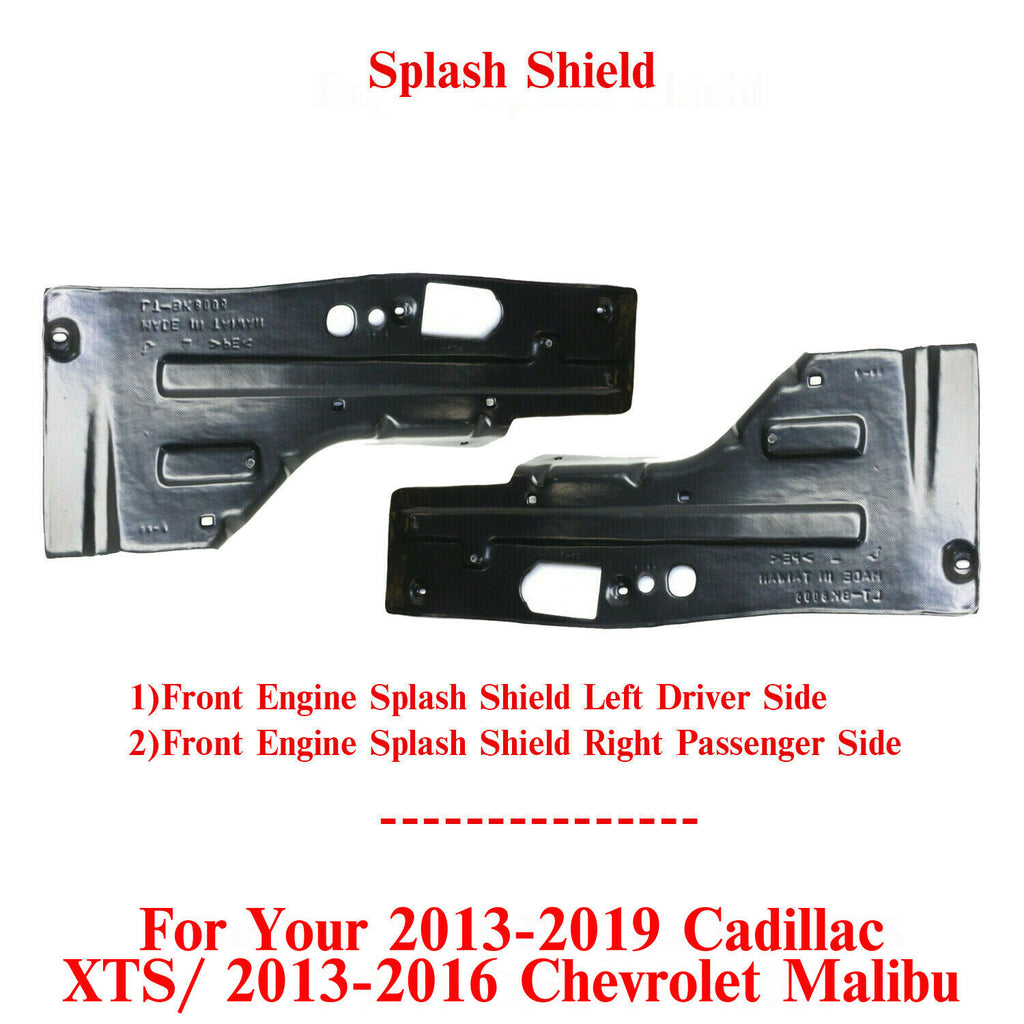 Engine Splash Shield Under Cover For 2013-2019 Chevrolet Malibu/Cadillac XTS