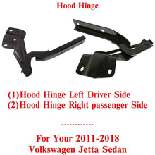 Load image into Gallery viewer, Set Of 2 Hood Hinges Left &amp; Right Side For 2011-2018 Volkswagen Jetta Sedan