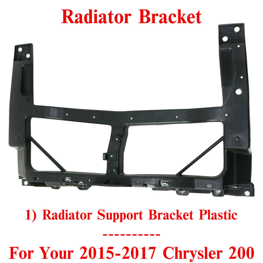 Radiator Support Bracket Plastic For 2015-2017 Chrysler 200